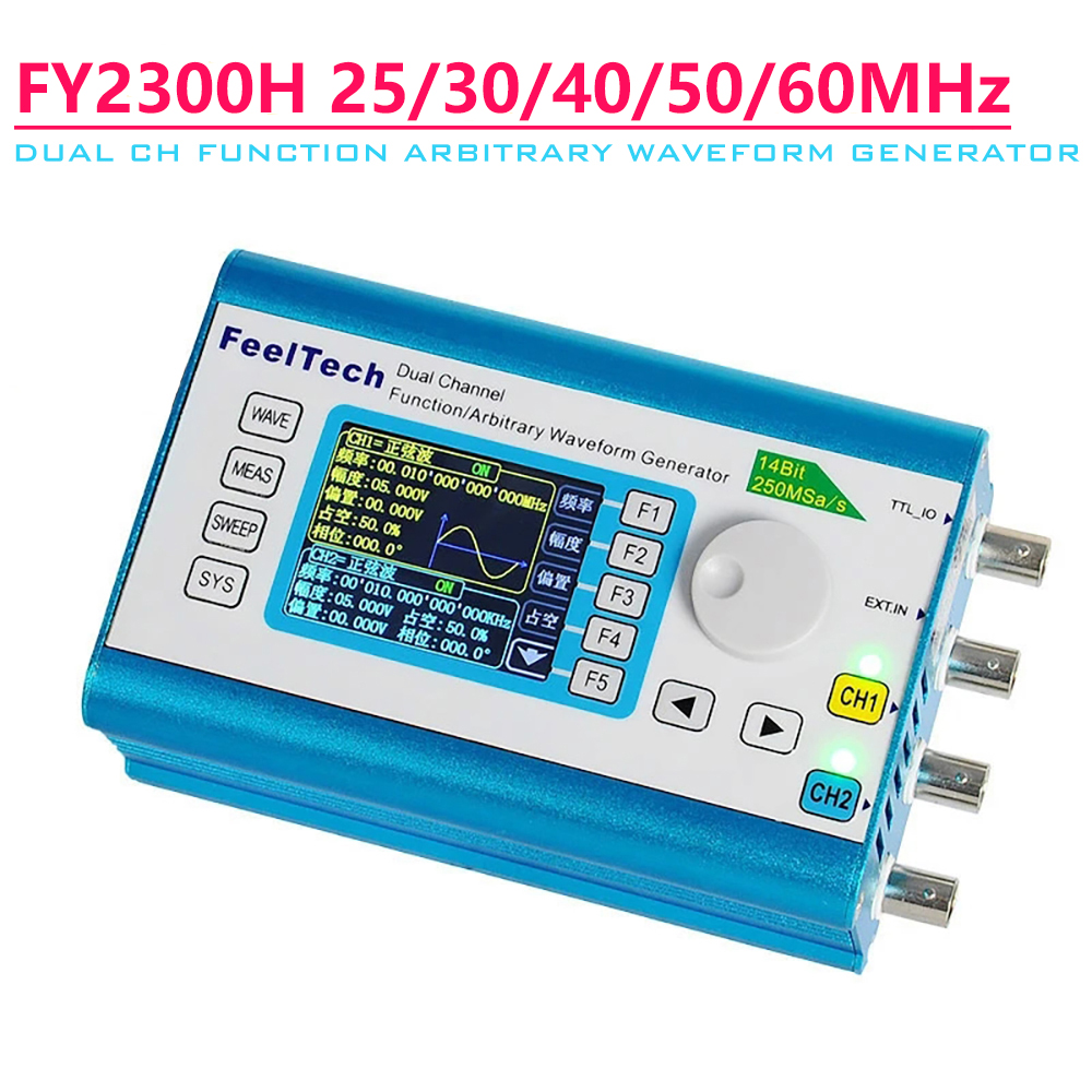 Generator sygnałów arbitralnyc – Dual Channel Arbitrary Waveform Function Generator 60Mhz recenzja i cena